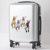 Majorette / Dancer Sticker Satin Sheer YBWB #2 (Koffer)