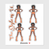 Majorette/Dancer Stickers Abriot 2 (Vel)