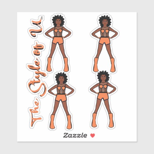 Majorette/Dancer Stickers Abriot 2 (Vel)