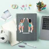Majorette / Dancer Stickers Aqua Spark #2 (iPad Cover)