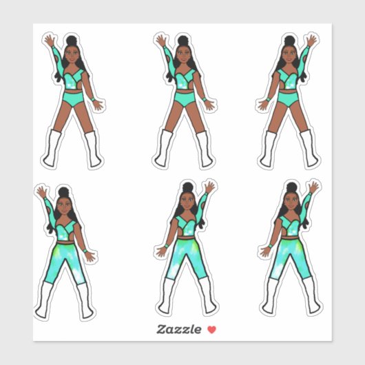 Majorette / Dancer Stickers Lakeside (Vel)