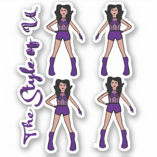 Majorette/Dancer Stickers Orchard (Voorkant)