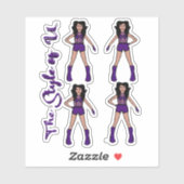 Majorette/Dancer Stickers Orchard (Vel)