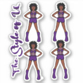 Majorette/Dancer Stickers Orchard 2 (Voorkant)