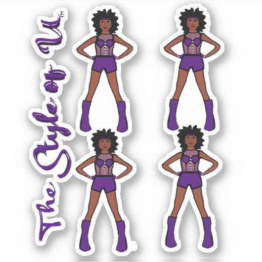 Majorette/Dancer Stickers Orchard 2 (Voorkant)