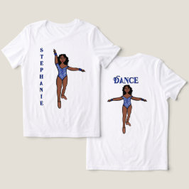 Majorette/ Dancer T-shirt Blue Animal