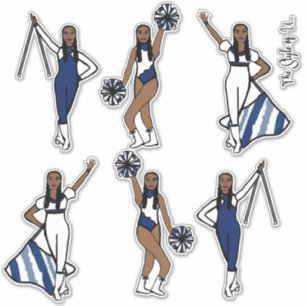 Majorette / Danser / Cheer / Vlaggenmarine Sticker