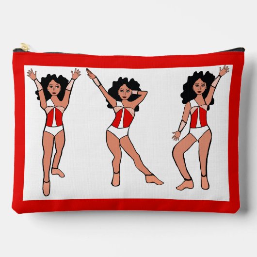 Majorette Danser Rood Wit Switch  B Etui (Voorkant)