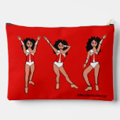 Majorette Danser Rood Wit Switch  B Etui (Achterkant)