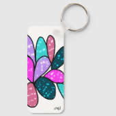 Majorette / Danser Sleutelhanger Lavendel Rimpel (Achterkant)