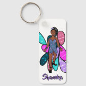 Majorette / Danser Sleutelhanger Lavendel Rimpel (Voorkant)