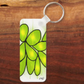 Majorette / Danser Sleutelhanger Lime Ruffle (Achterkant)