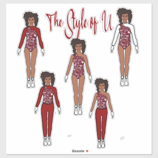 Majorette / Danser Snel Wisselende Stickers (Bessi (Vel)