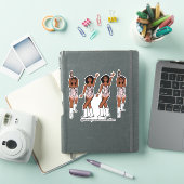 Majorette / danser Stickers iriserende franje #1 (iPad Cover)