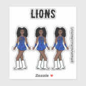Majorette / Danser Stickers Sapphire Lion A (Vel)