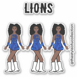 Majorette / Danser Stickers Sapphire Lion A