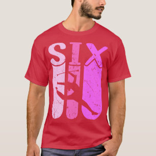 Majorette Meisje 6e Verjaardag Baton Twirling T-shirt