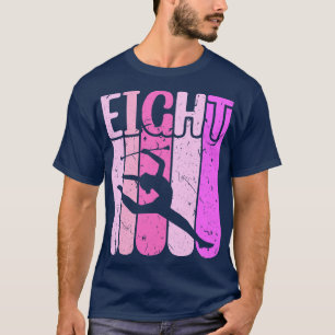 Majorette Meisje 8e Verjaardag Baton Twirling T-shirt