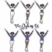 Majorette Quick Change Stickers ( Aqua Grape ) (Voorkant)