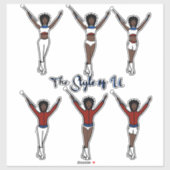 Majorette Quick Change Stickers (Cherry/Blueberry) (Vel)