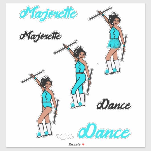 Majorette Quick Change Stickers (Marine 2) (Vel)