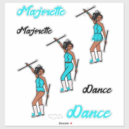 Majorette Quick Change Stickers (mariniers) (Vel)