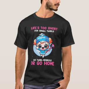 Majorette Quote voor Majorette Dance en Baton T-shirt