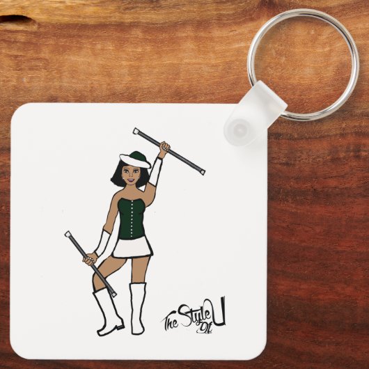 Majorette Sleutelhanger / Bos (Achterkant)