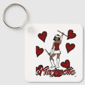 Majorette Sleutelhanger / Rood (Voorkant)