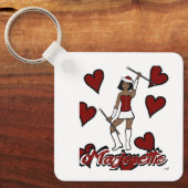 Majorette Sleutelhanger / Rood (Voorkant)