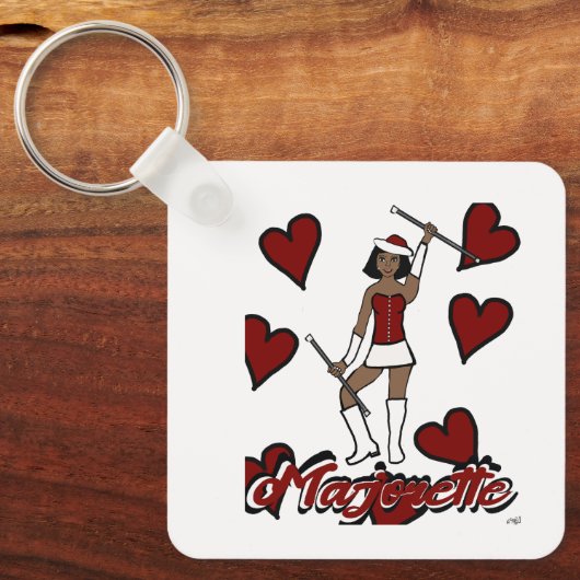 Majorette Sleutelhanger / Rood (Voorkant)