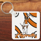 Majorette Sleutelhanger/Sinaasappel Sleutelhanger (Voorkant)