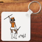 Majorette Sleutelhanger/Sinaasappel Sleutelhanger (Achterkant)