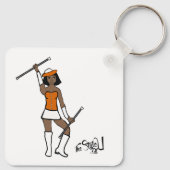 Majorette Sleutelhanger/Sinaasappel Sleutelhanger (Achterkant)