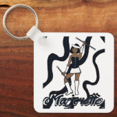 Majorette Sleutelhanger/ Zwart Sleutelhanger (Voorkant)