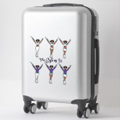 Majorette Snel Wisselende Stickers ( Aqua Druif 2) (Koffer)
