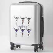 Majorette Snel Wisselende Stickers ( Aqua Grape ) (Koffer)