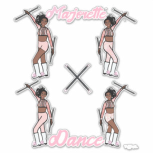 Majorette Snel Wisselstickers (Roze Glans) Sticker