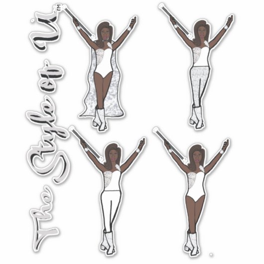 Majorette Sparkle Stickers (Iced) (Voorkant)