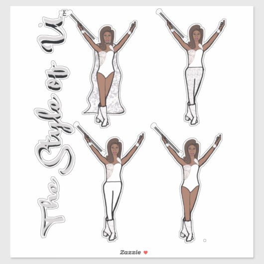 Majorette Sparkle Stickers (Iced 2) (Vel)