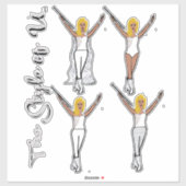 Majorette Sparkle Stickers (Iced 3) (Vel)
