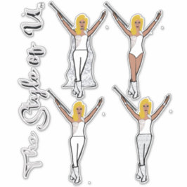 Majorette Sparkle Stickers (Iced 3)
