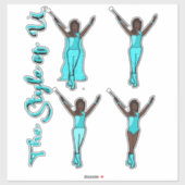 Majorette Sparkle Stickers (Jewel) (Vel)