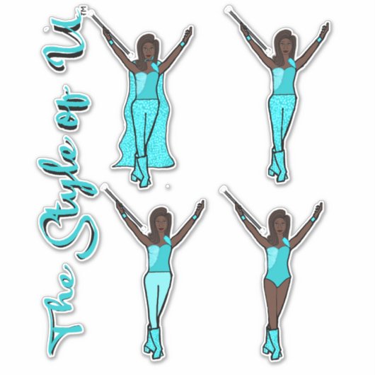 Majorette Sparkle Stickers (Jewel) (Voorkant)