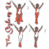 Majorette Sparkle Stickers (Vuur 2) (Voorkant)