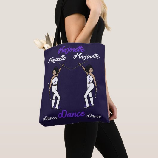 Majorette Tas Violet White (Dichtbij)