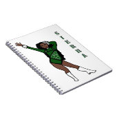 Majorette Turtle Green White Accent A Notitieboek (Rechterzijde)