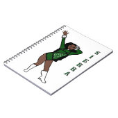 Majorette Turtle Green White Accent A Notitieboek (Linkerzijde)