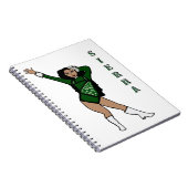 Majorette Turtle Green White Accent B Notitieboek (Rechterzijde)