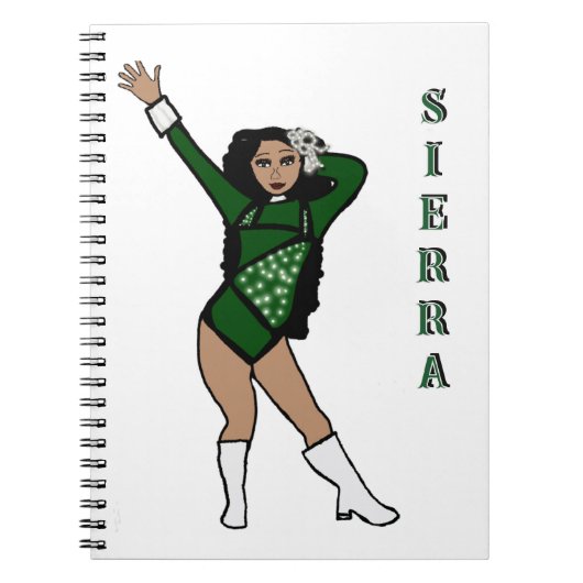 Majorette Turtle Green White Accent B Notitieboek (Voorkant)
